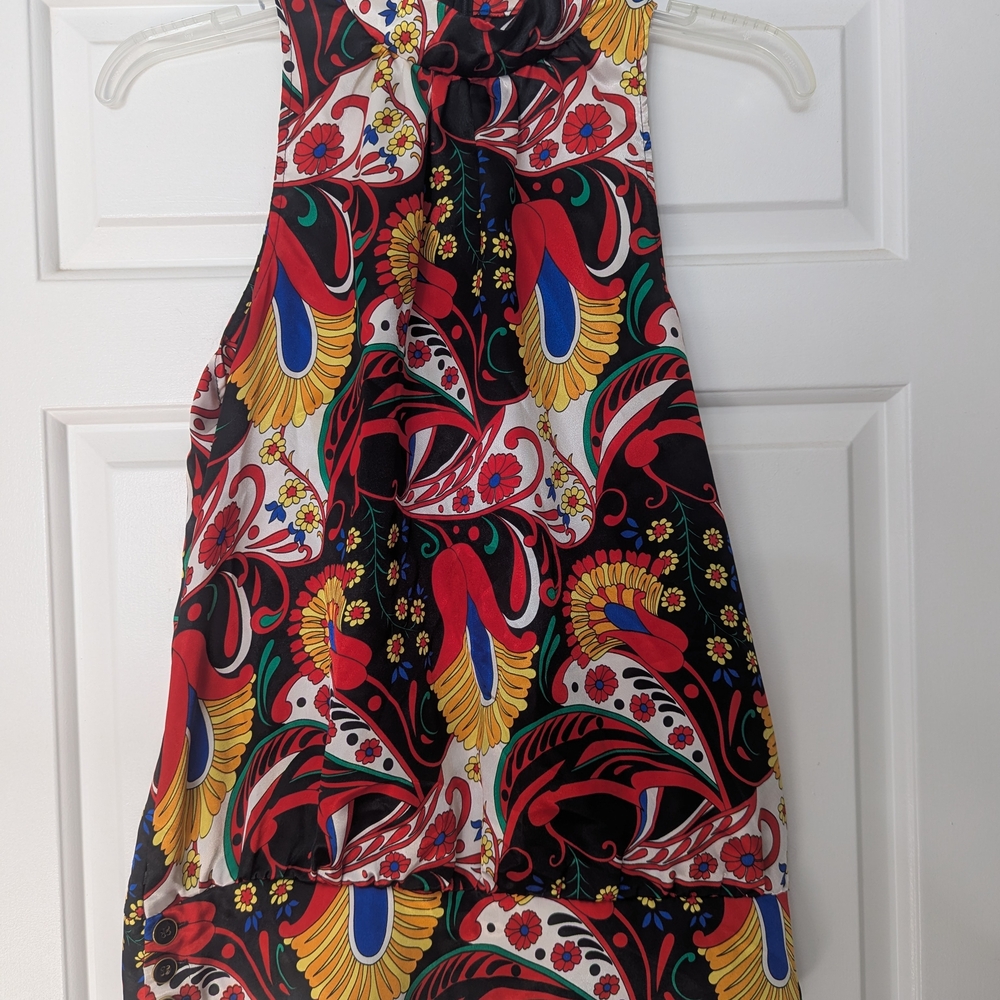 Forever 21 Multicolor Floral Tank Top